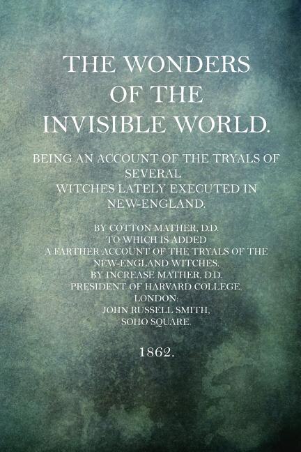 Front cover_The Wonders of the Invisible World