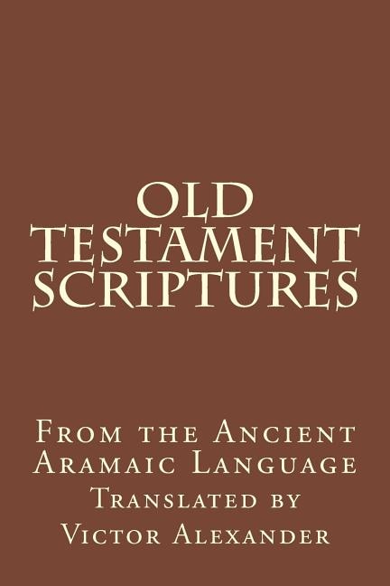 Front cover_Old Testament Scriptures