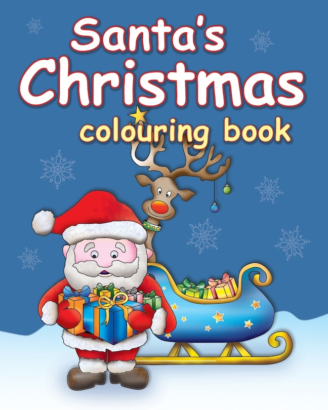 Front cover_Santa's Christmas colouring book