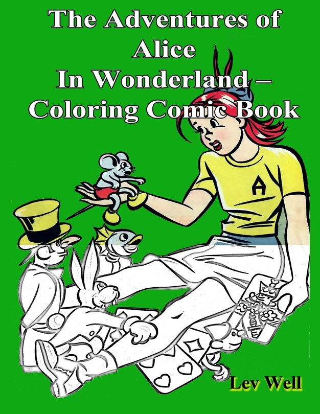 Couverture_The Adventures of Alice In Wonderland - Coloring Comic Book