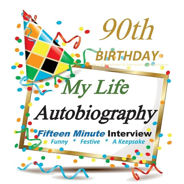 90th Birthday: My Life Autobiography, Party Favor, 90th Birthday Gifts in all Departments, 90th Birthday Party Favors in all Departments, 90th Birthday Card in all departments