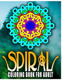 Front cover_SPIRAL COLORING BOOKS FOR ADULTS - Vol.1