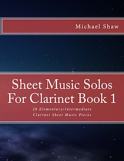 Front cover_Sheet Music Solos For Clarinet Book 1
