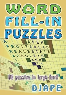 Front cover_Word Fill-In Puzzles