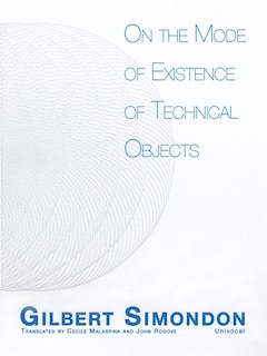 Couverture_On The Mode Of Existence Of Technical Objects