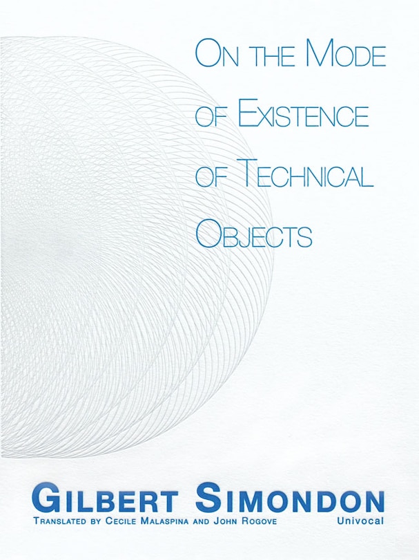 Couverture_On The Mode Of Existence Of Technical Objects