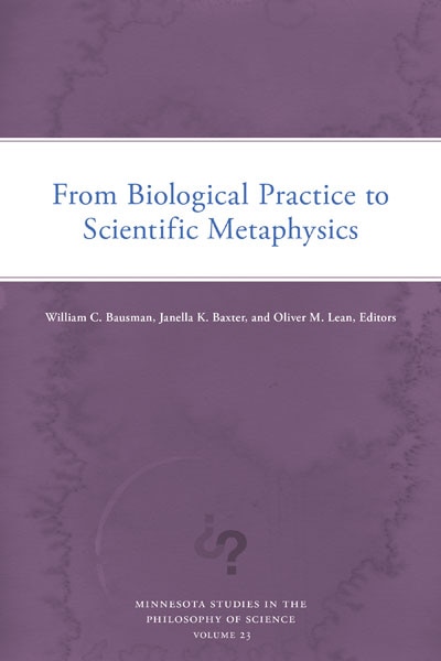 Couverture_From Biological Practice to Scientific Metaphysics