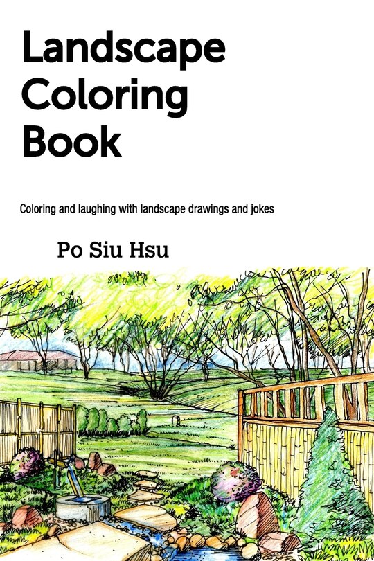 Front cover_Landscape Coloring Book