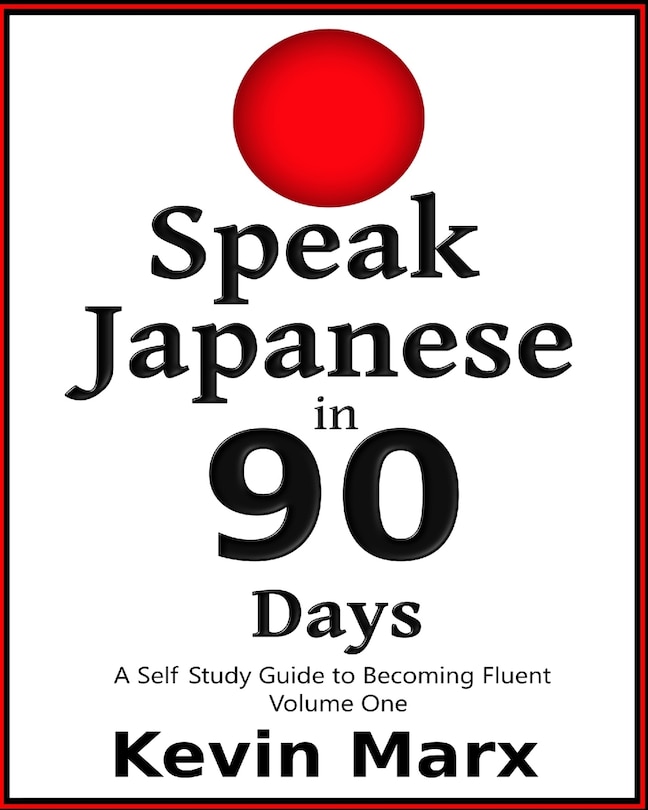 Front cover_Speak Japanese in 90 Days