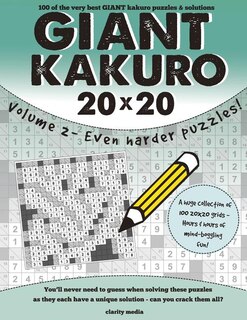 Front cover_Giant Kakuro Volume 2
