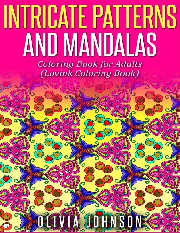 Front cover_Intricate Patterns and Mandalas Coloring Book for Adults