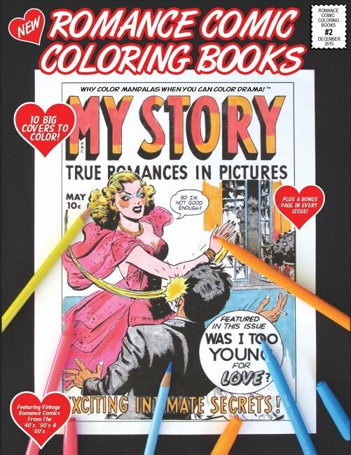 Front cover_Romance Comic Coloring Book #2