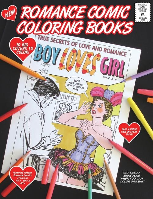 Couverture_Romance Comic Coloring Books #3