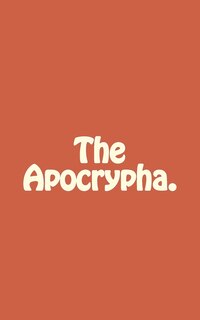 Front cover_The Apocrypha.