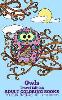 Couverture_Adult Coloring Books: Owls
