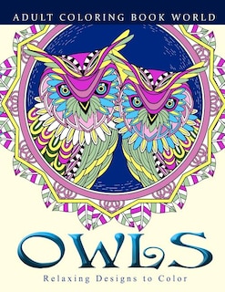 Couverture_Adult Coloring Books: Owls