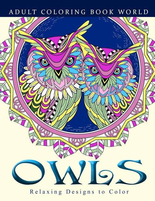 Couverture_Adult Coloring Books: Owls