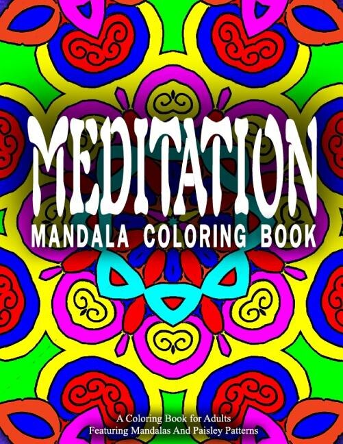 Front cover_MEDITATION MANDALA COLORING BOOK - Vol.10