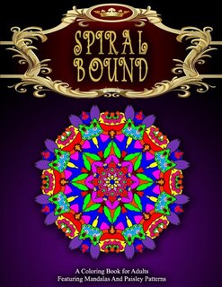 Front cover_Spiral Bound Mandala Coloring Book - Vol.3
