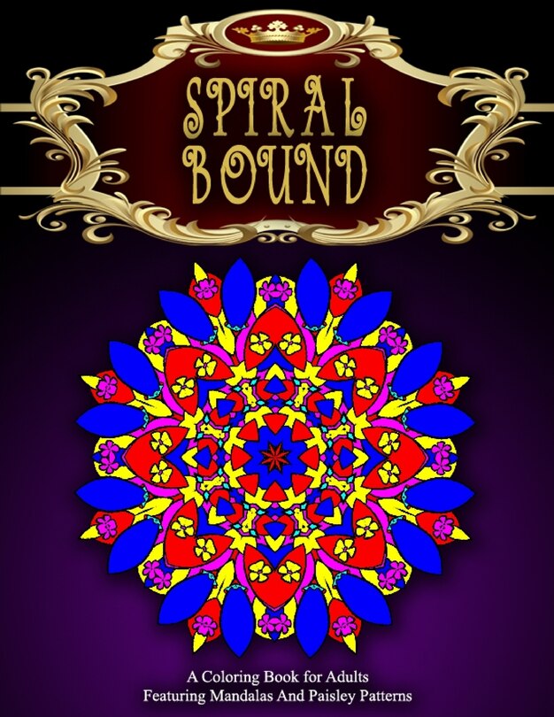 Front cover_Spiral Bound Mandala Coloring Book - Vol.7