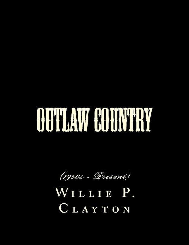 Front cover_Outlaw Country