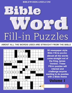 Front cover_Bible Word Fill-in Puzzles Vol.1