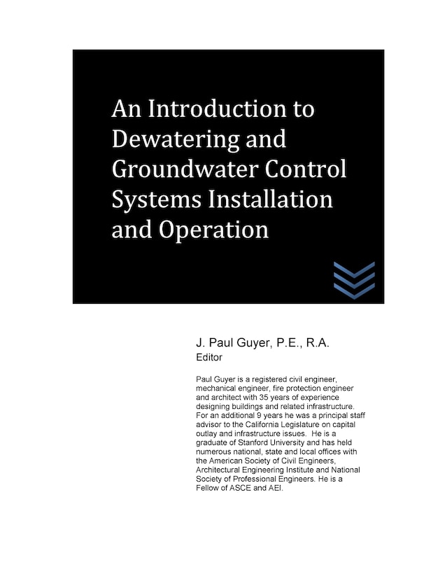 Couverture_An Introduction to Dewatering and Groundwater Control Systems Installation and O