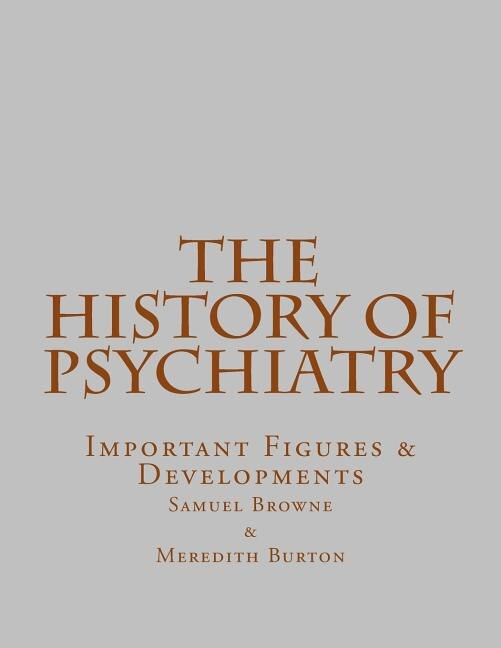 Front cover_The History of Psychiatry