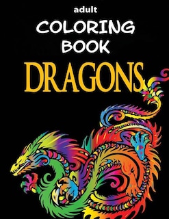 Couverture_Adult Coloring Book - Dragons