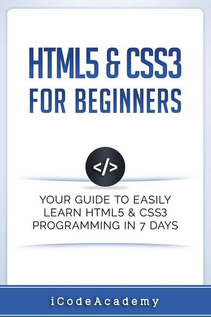 Front cover_HTML5 & CSS3 For Beginners