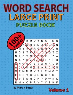Couverture_Word Search Large Print Puzzle Book - 100 plus puzzles