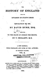Front cover_The History of England, from the Invasion of Julius Caesar to the Revolution of 1688
