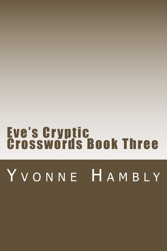 Front cover_Eve's Cryptic Crosswords Book Three