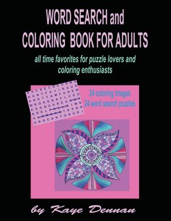 Front cover_Word Search And Coloring Book For Adults