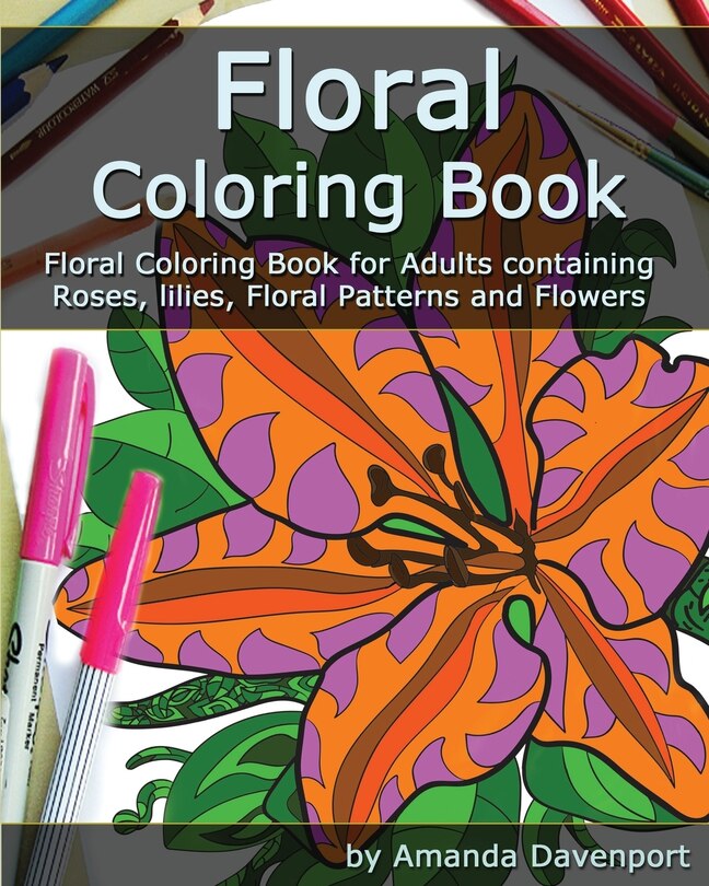 Front cover_Floral Coloring Book