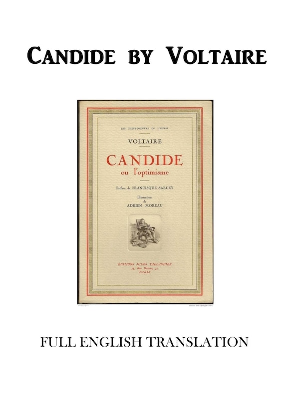 Front cover_Candide By Voltaire