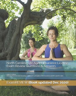 Front cover_North Carolina Life Agent Insurance License Exam Review Questions & Answers 2016/17 Edition