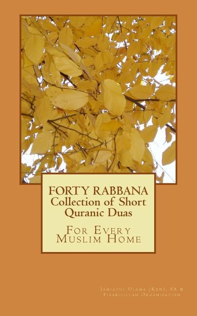Couverture_Forty Rabbana - Collection Of Short Quranic Duas