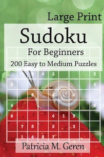 Couverture_Large Print Sudoku For Beginners