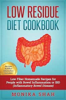 Front cover_Low Residue Diet Cookbook