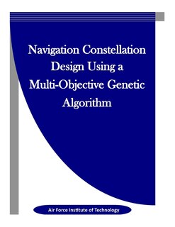 Front cover_Navigation Constellation Design Using a Multi-Objective Genetic Algorithm
