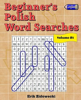 Front cover_Beginner's Polish Word Searches - Volume 1