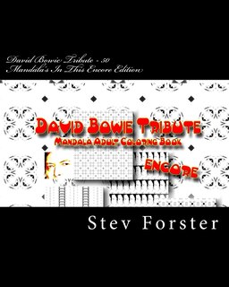 Couverture_David Bowie Tribute: Mandala Adult Coloring Book Encore