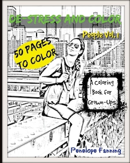 Front cover_De-Stress and Color Adult Coloring Book