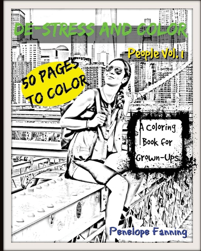 Front cover_De-Stress and Color Adult Coloring Book