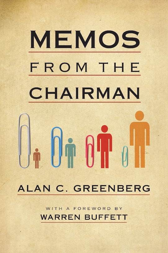 Front cover_Memos from the Chairman
