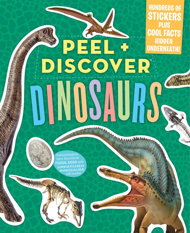 Front cover_Peel + Discover: Dinosaurs