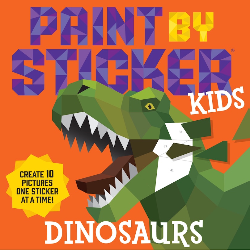 Couverture_Paint By Sticker Kids: Dinosaurs