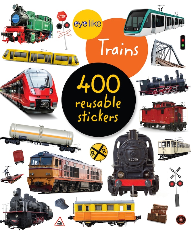 Front cover_Eyelike Stickers: Trains