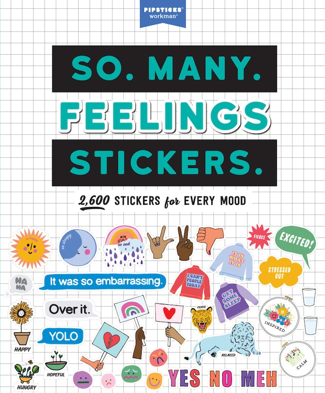 Front cover_So. Many. Feelings Stickers.